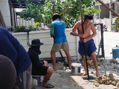 รับตอกเสาเข็มแรงคน ปทุมธานี - รับตอกเสาเข็ม ปทุมธานี ช่างจ่า ไมโคไพล์